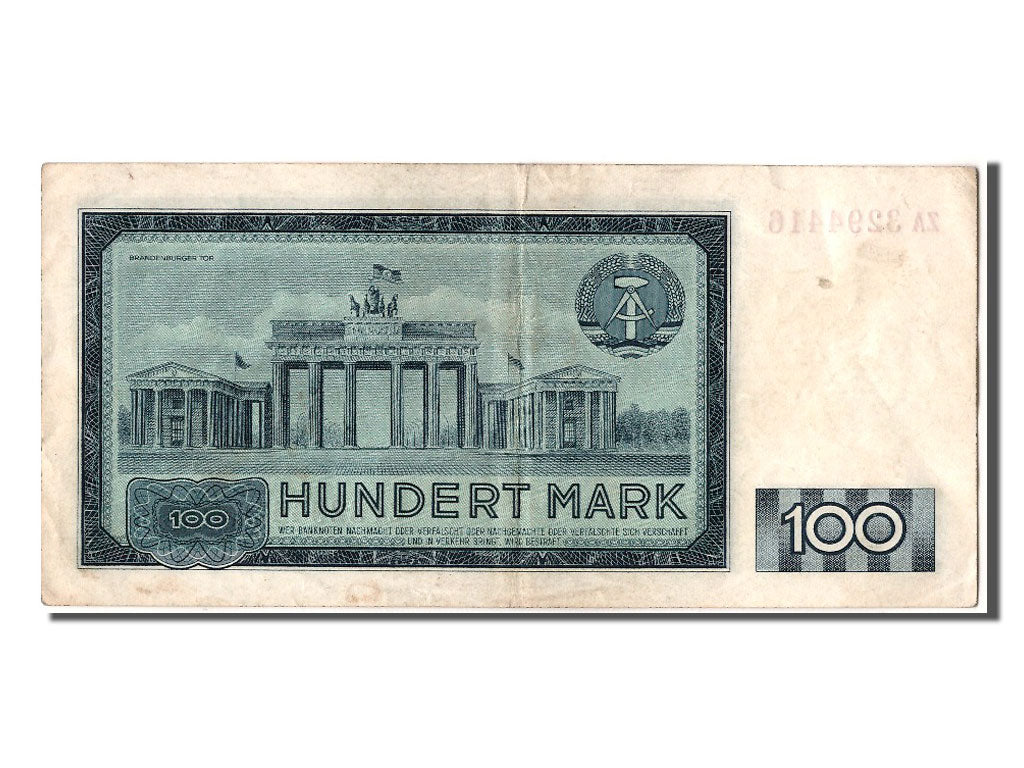 Germany - Democratic Republic, 100 Mark, 1964, KM #26a, AU(50-53), ZA 3294416