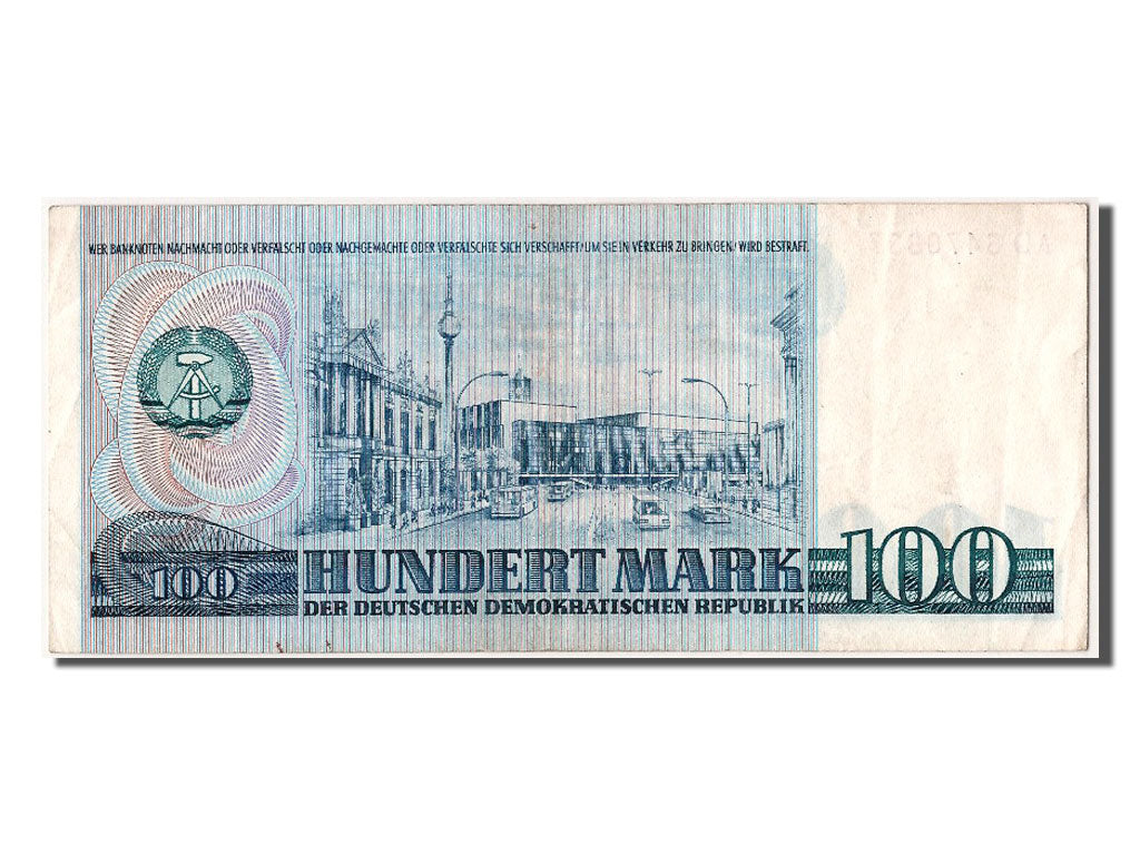Germany - Democratic Republic, 100 Mark, 1975, KM #31a, AU(50-53), AD 6470337