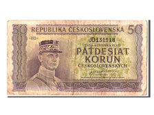 Czechoslovakia, 50 Korun, KM #62a, EF(40-45), JD 131118