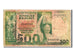 Madagascar, 500 Francs = 100 Ariary, KM #64a, VF(20-25), A/20 44746