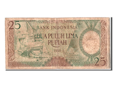 Billete, 25 Rupiah, 1958, Indonesia, BC