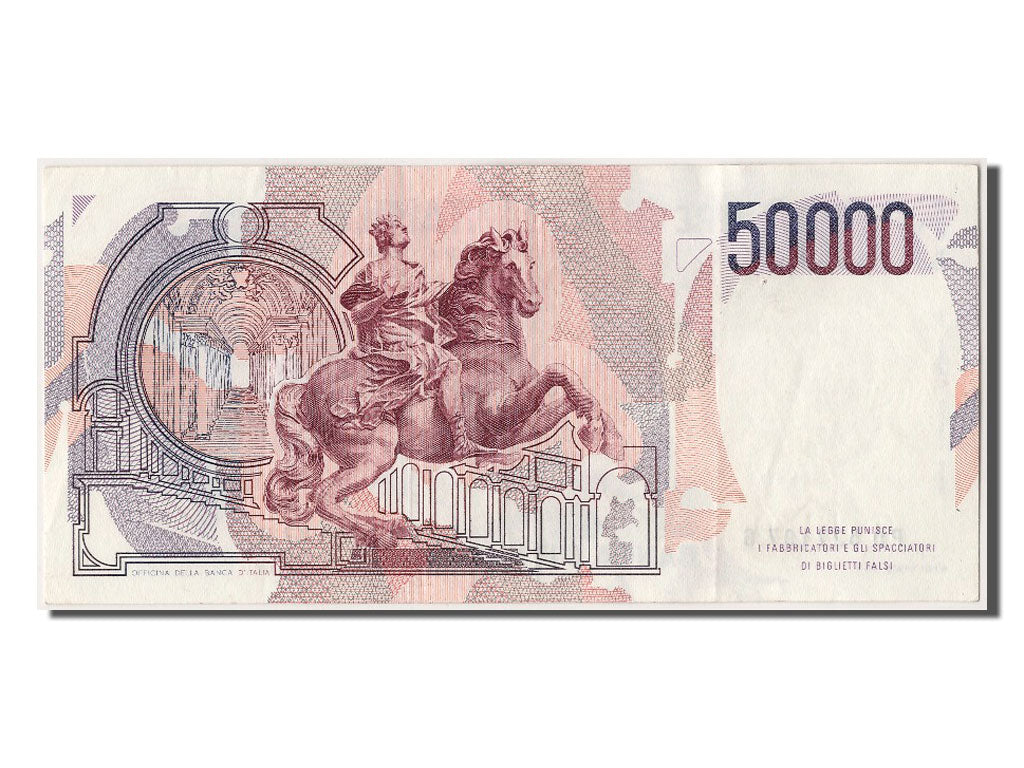Banknote, Italy, 50,000 Lire, 1984, 1984-02-06, AU(55-58)