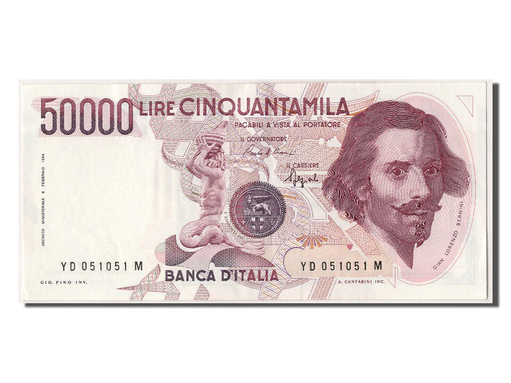 Banknote, Italy, 50,000 Lire, 1984, 1984-02-06, UNC(63)