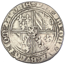 FRANCE, Double Gros, Valenciennes, EF(40-45), Silver, Boudeau #2147, 2.83
