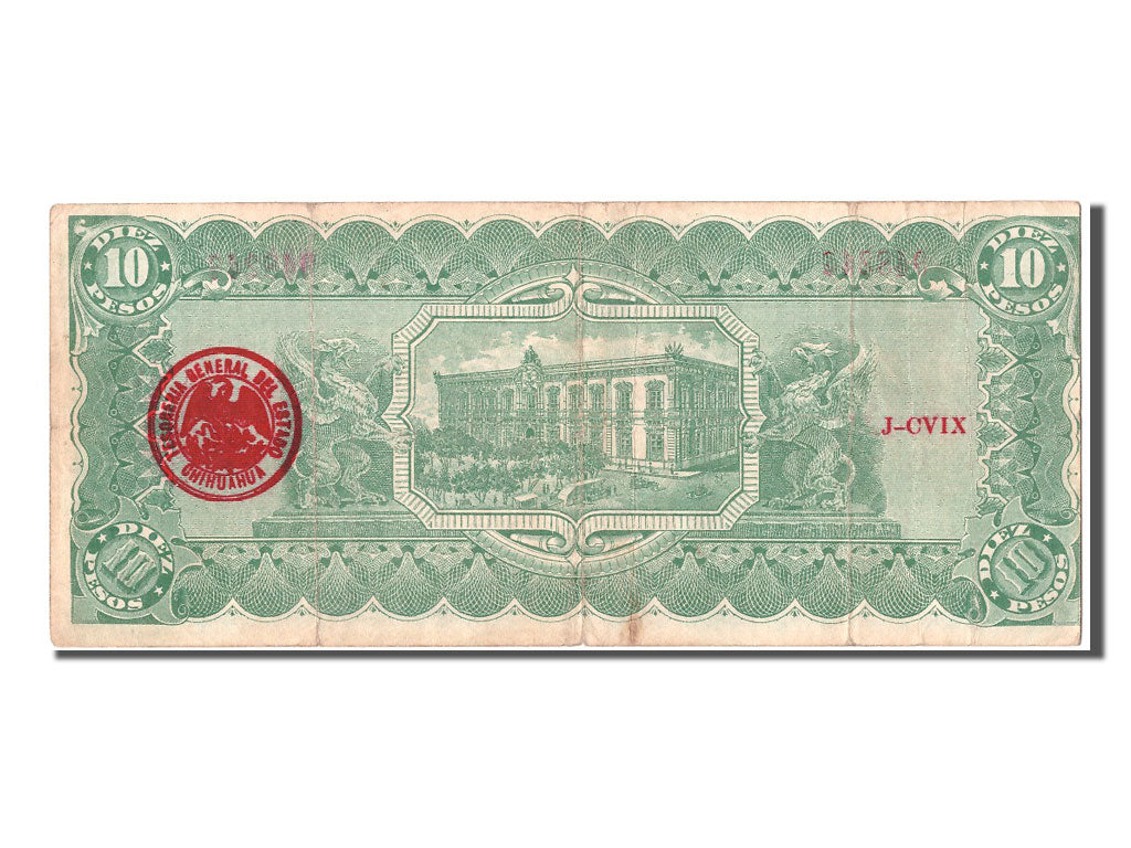 Mexico - Revolutionary, 10 Pesos, 1914, KM #S533c, 1914-02-10, EF(40-45), 948247