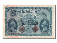 Germany, 5 Mark, 1914, KM #47c, 1914-08-05, AU(55-58), Y.11168791