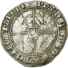 Coin, France, Double Gros, Valenciennes, VF(30-35), Silver, Boudeau:2147
