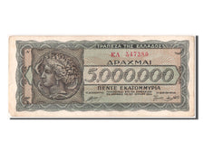 Greece, 5,000,000 Drachmai, 1944, KM #128a, 1944-07-20, EF(40-45), KL 547380