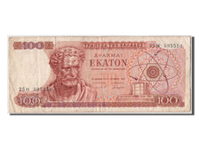 Greece, 100 Drachmai, 1967, KM #196b, 1967-10-01, VF(30-35), 25H 695550