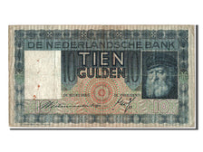 Netherlands, 10 Gulden, 1934, KM #49, 1934-01-17, VF(30-35), BW 035801