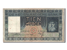 Netherlands, 10 Gulden, 1936, KM #49, 1936-05-22, VF(30-35), JQ 010535