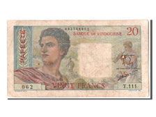 Tahiti, 20 Francs, KM #21c, VF(20-25), 062 T.111