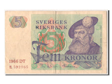 Sweden, 5 Kronor, 1966, KM #51a, EF(40-45), DT E 592165