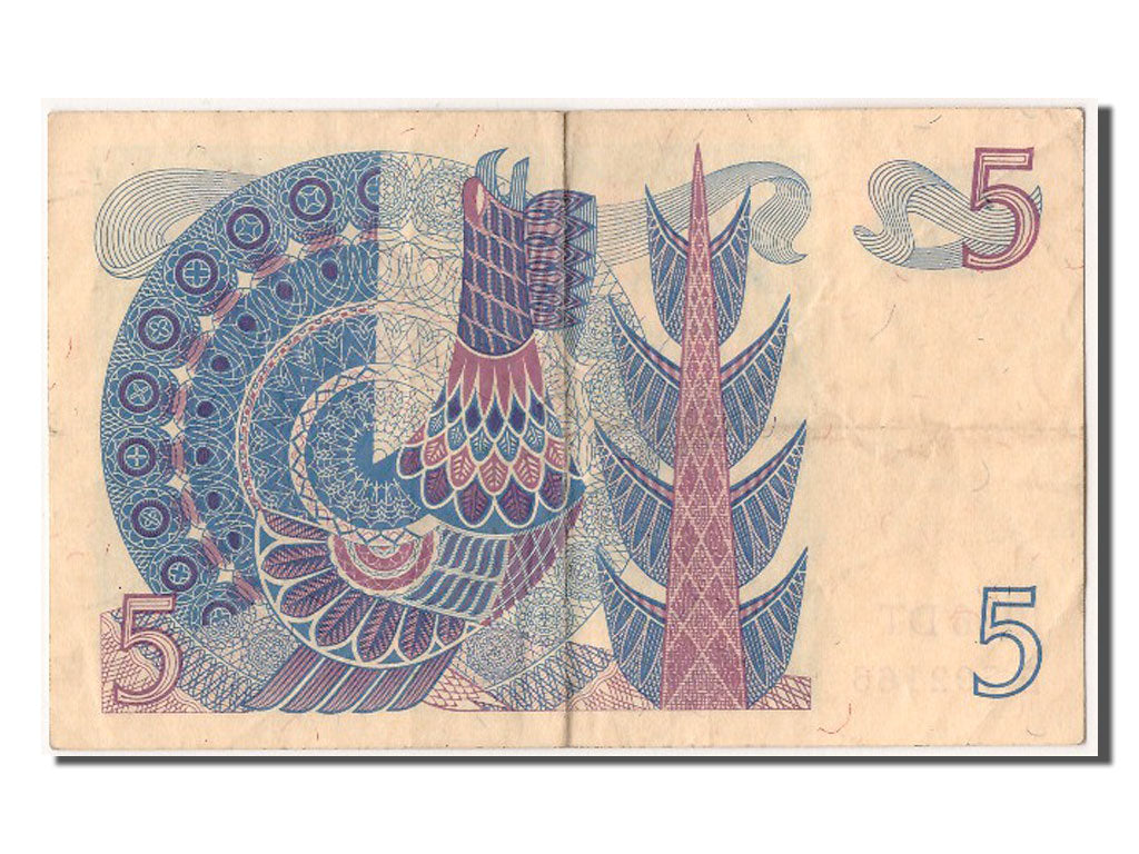 Sweden, 5 Kronor, 1966, KM #51a, EF(40-45), DT E 592165