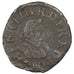 Coin, France, Denier Tournois, 1586, Poitiers, VF(20-25), Copper, CGKL:98