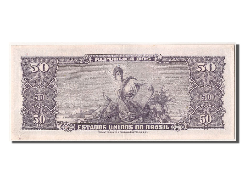 Banknote, Brazil, 5 Centavos on 50 Cruzeiros, UNC(60-62)