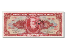 Banknote, Brazil, 10 Centavos on 100 Cruzeiros, UNC(60-62)