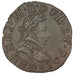 Coin, France, Double Tournois, 1586, Poitiers, AU(50-53), Copper, CGKL:96