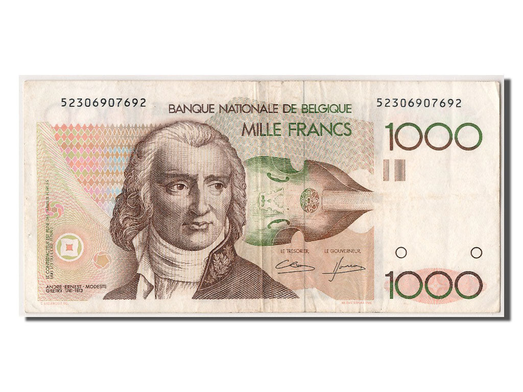 Billet, Belgique, 1000 Francs, TTB