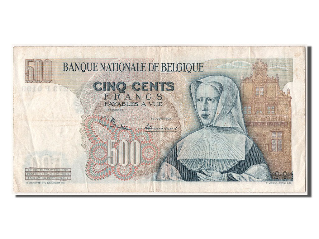 Banknote, Belgium, 500 Francs, 1970, 1970-01-13, EF(40-45)