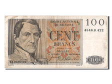 Banknote, Belgium, 100 Francs, 1953, 1953-12-05, EF(40-45)
