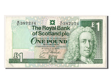 Scotland, 1 Pound, 1993, KM #351c, 1993-02-24, UNC(60-62), B/91 387274