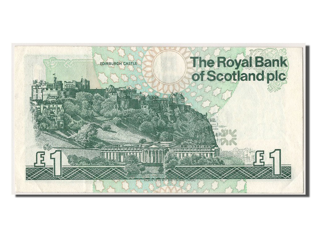 Scotland, 1 Pound, 1993, KM #351c, 1993-02-24, UNC(60-62), B/91 387274