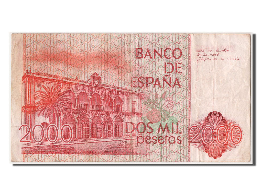 Banknote, Spain, 2000 Pesetas, 1980, 1980-07-22, EF(40-45)