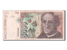 Spain, 5000 Pesetas, 1992, KM #165, 1992-10-12, EF(40-45), 1X2453983