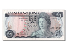 Jersey, 1 Pound, KM #11b, AU(55-58), QB229590