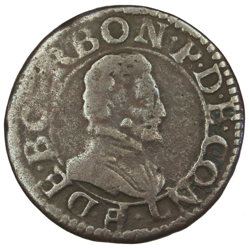 FRANCE, Double Tournois, VF(20-25), Copper, CGKL #674, 2.30