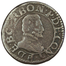 FRANCE, Double Tournois, VF(20-25), Copper, CGKL #674, 2.30
