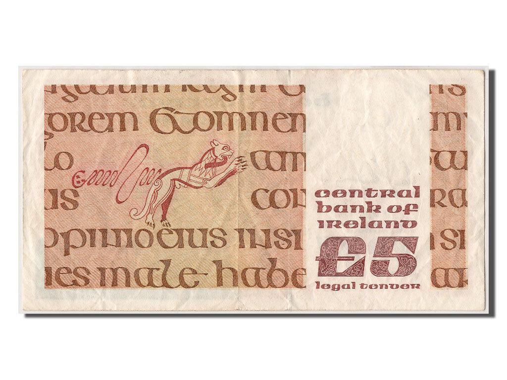 Banknote, Ireland - Republic, 5 Pounds, 1993, 1993-03-12, AU(50-53)