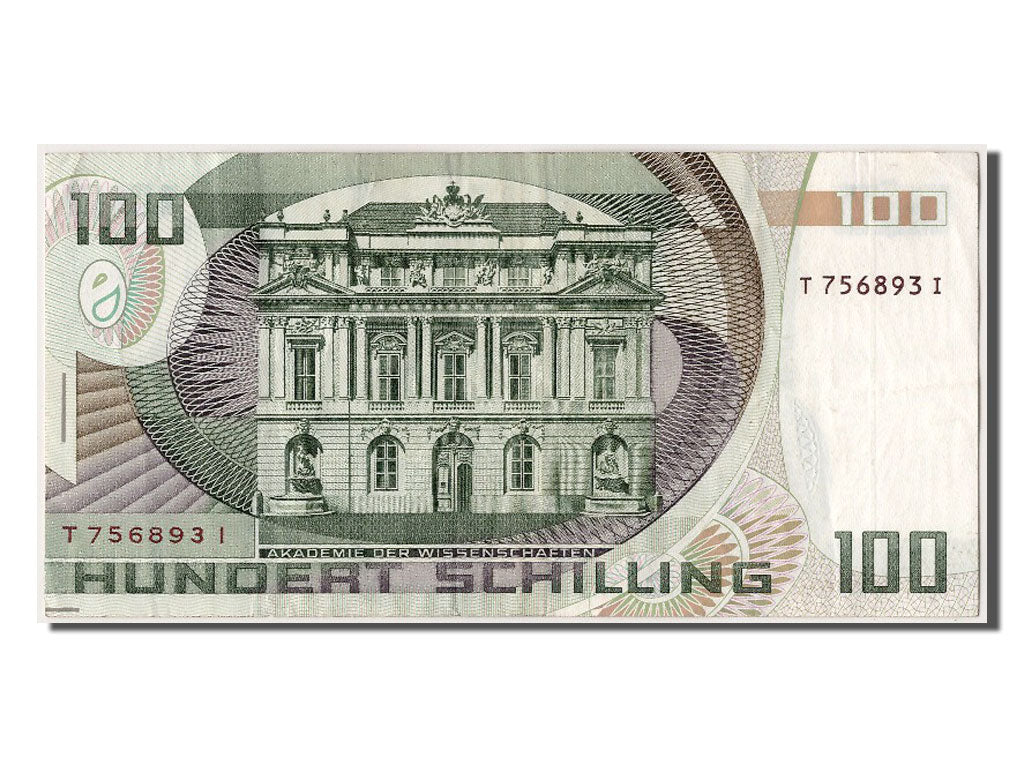 Autriche, 100 Schilling type Bohm V. Bawerk