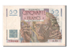 France, 50 Francs, 50 F 1946-1951 ''Le Verrier'', 1947, KM #127b, 1947-10-02,...
