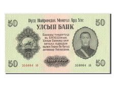 Banknote, Mongolia, 50 Tugrik, 1955, UNC(65-70)