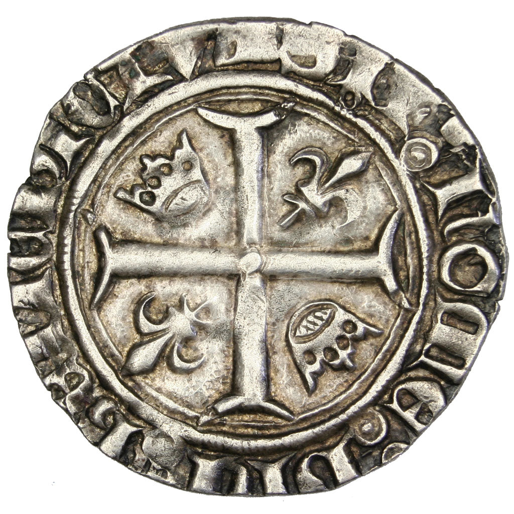 FRANCE, Blanc, Romans, AU(50-53), Billon, Duplessy #377C, 2.94