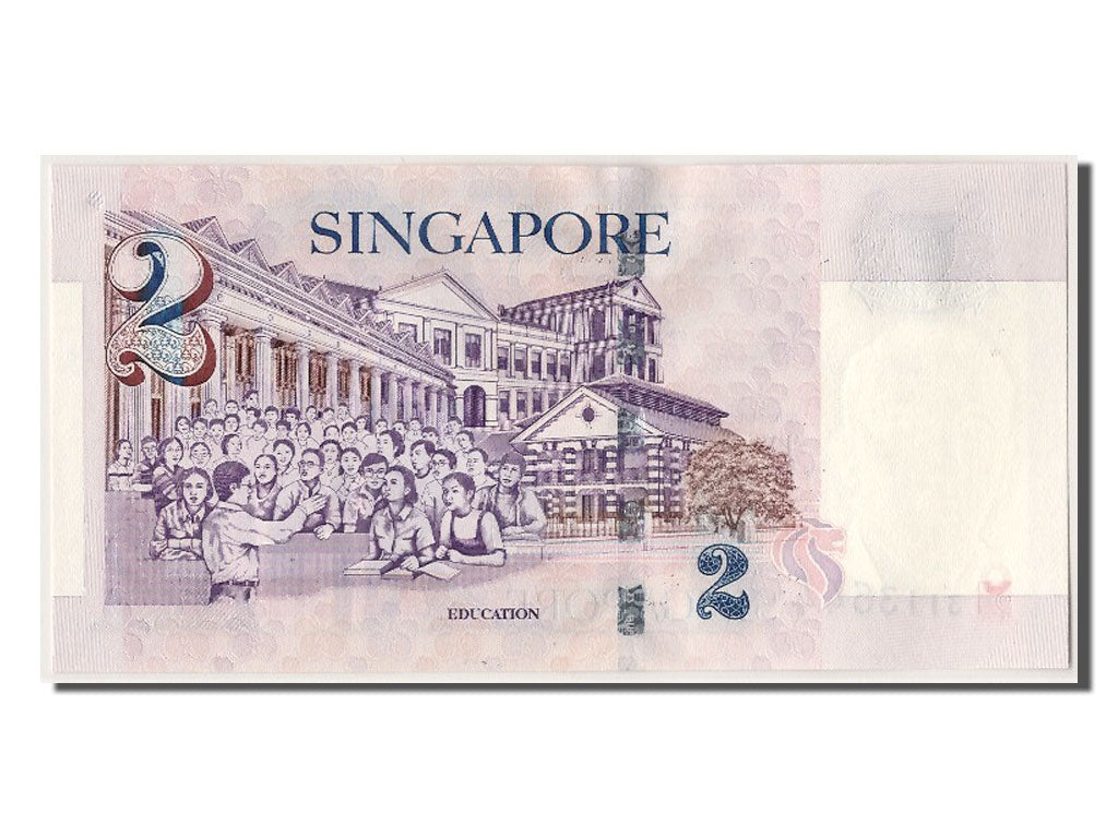 Singapore, 2 Dollars, KM #38, UNC(63), 3113644