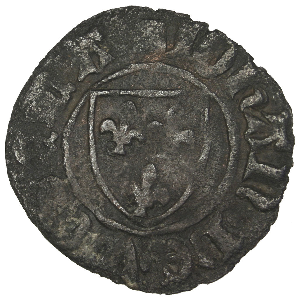 FRANCE, Double Mite, VF(20-25), Billon, Boudeau #2432, 0.99