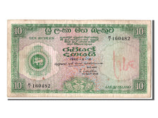 Ceylon, 10 Rupees, 1960, KM #59c, 1960-08-18, VF(30-35), M/1 160482