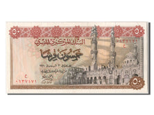 Egypt, 50 Piastres, 1971, KM #43a, AU(55-58)