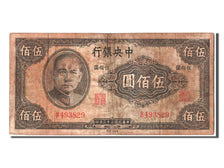 China, 500 Yüan, 1944, KM #267, VF(20-25), B/P 493829