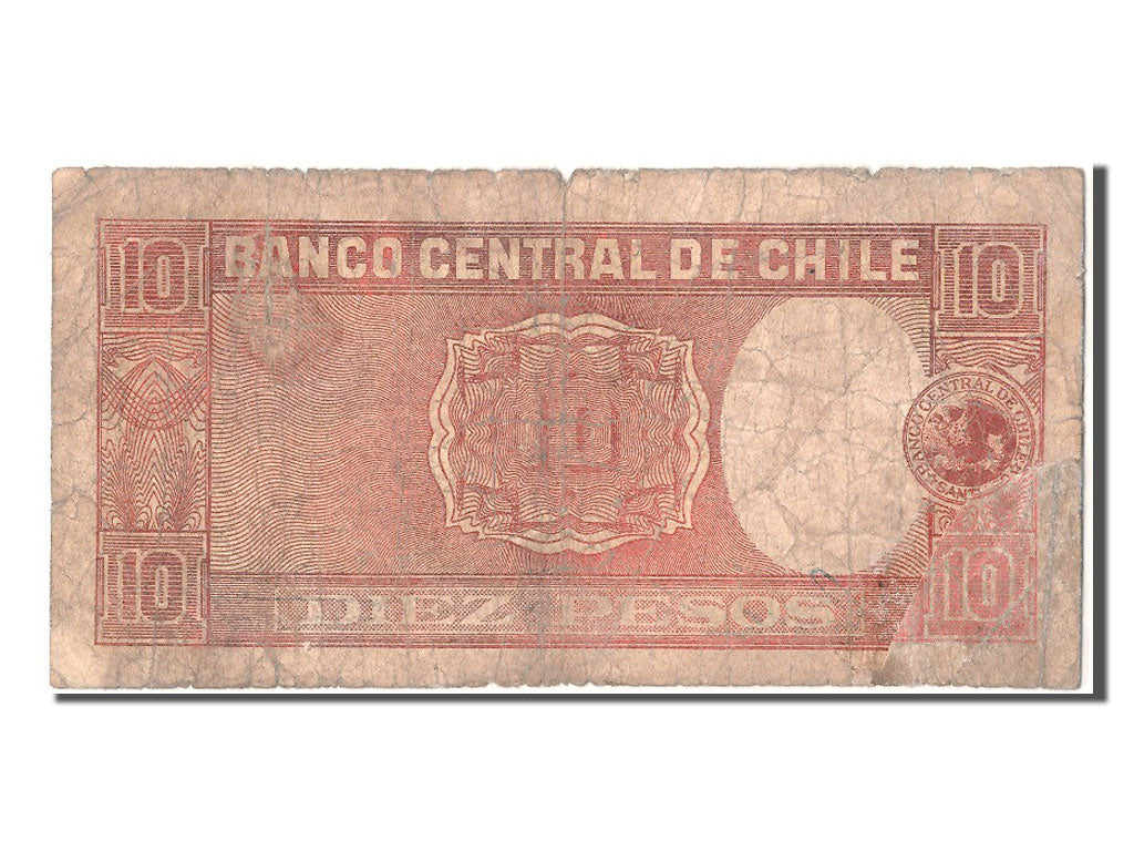 Chile, 10 Pesos = 1 Condor, KM #111, VG(8-10), B1-129 193880