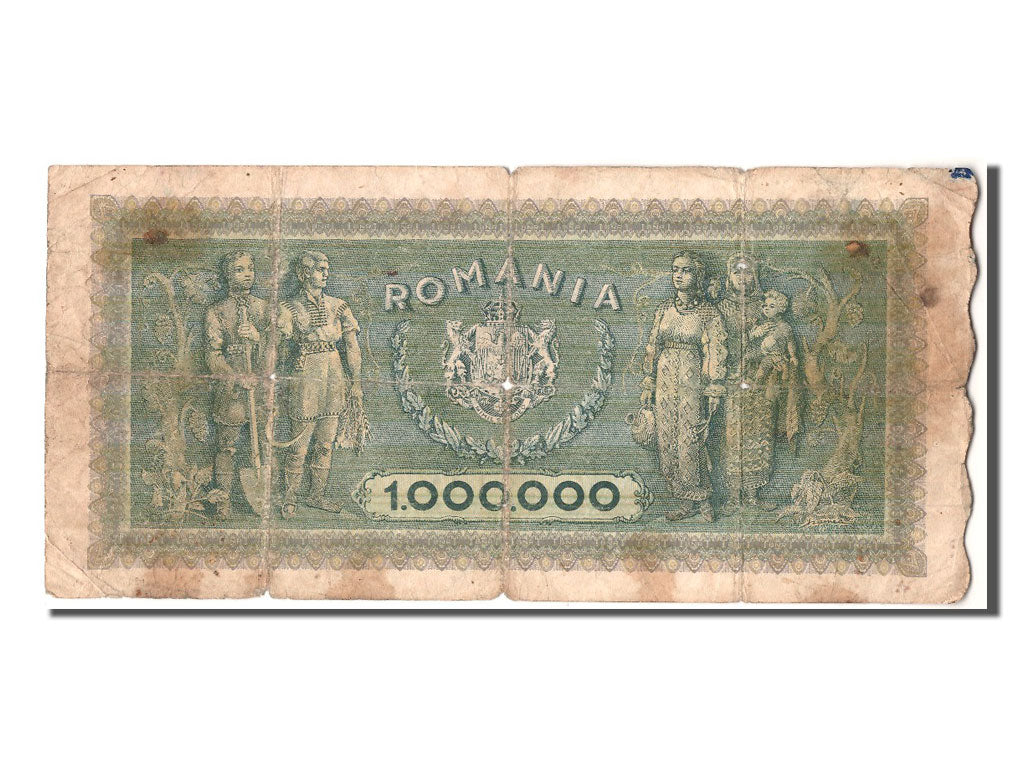 Romania, 1,000,000 Lei, 1947, KM #60a, 1947-04-16, VG(8-10), O.0939 0610