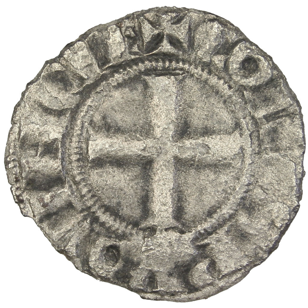 FRANCE, Denarius, Saint Rémy, VF(30-35), Billon, 0.86