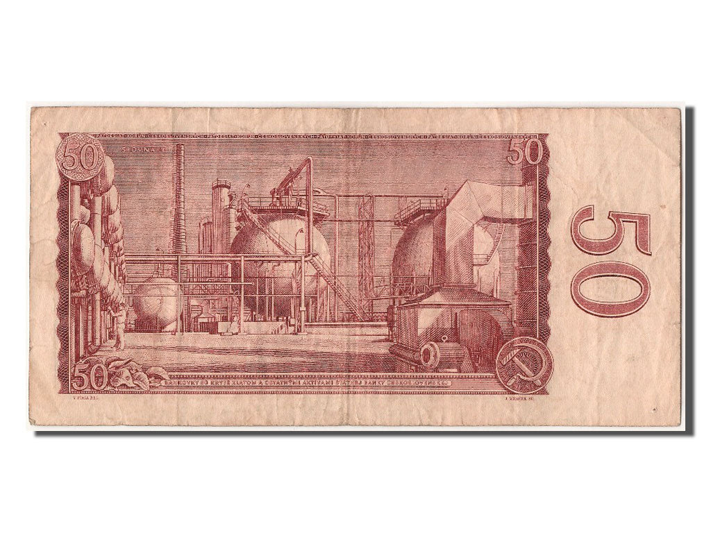 Banknote, Czechoslovakia, 50 Korun, 1964, EF(40-45)