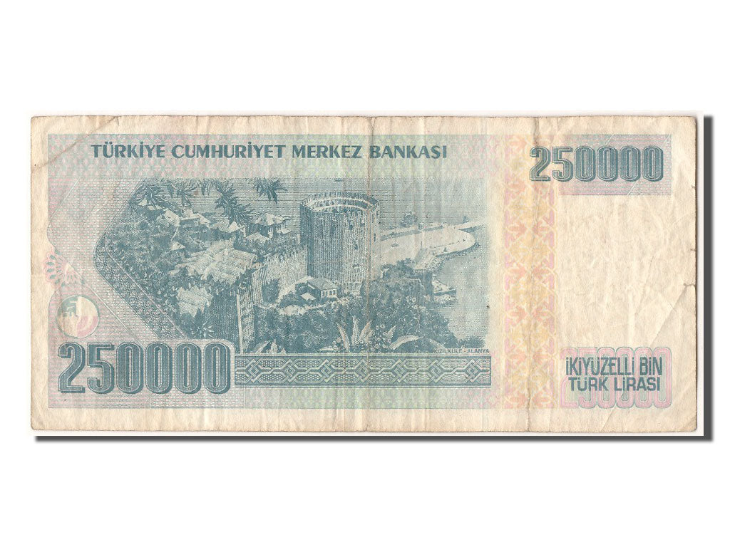 Turkey, 250,000 Lira, 1970, KM #211, 1970-01-14, VF(30-35), H71 488718