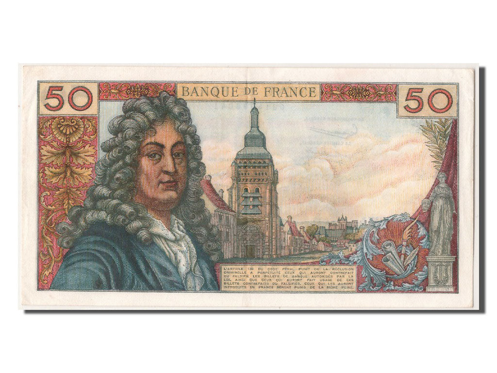 France, 50 Francs, 50 F 1962-1976 ''Racine'', 1965, KM #148a, 1965-03-04,...