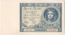 Poland, 5 Zlotych, 1930, KM #72, 1930-01-02, UNC(63), BL. 1083268