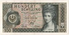 Geldschein, Österreich, 100 Schilling, 1969, 1969-01-02, SS+